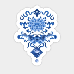 Oriental Antique Porcelain Sticker